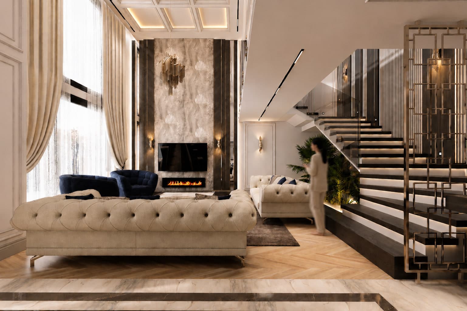 Batıkent Villa İç Mimarisi İç Mimarlık — Ankara iç mimari tasarım — görsel 6/16