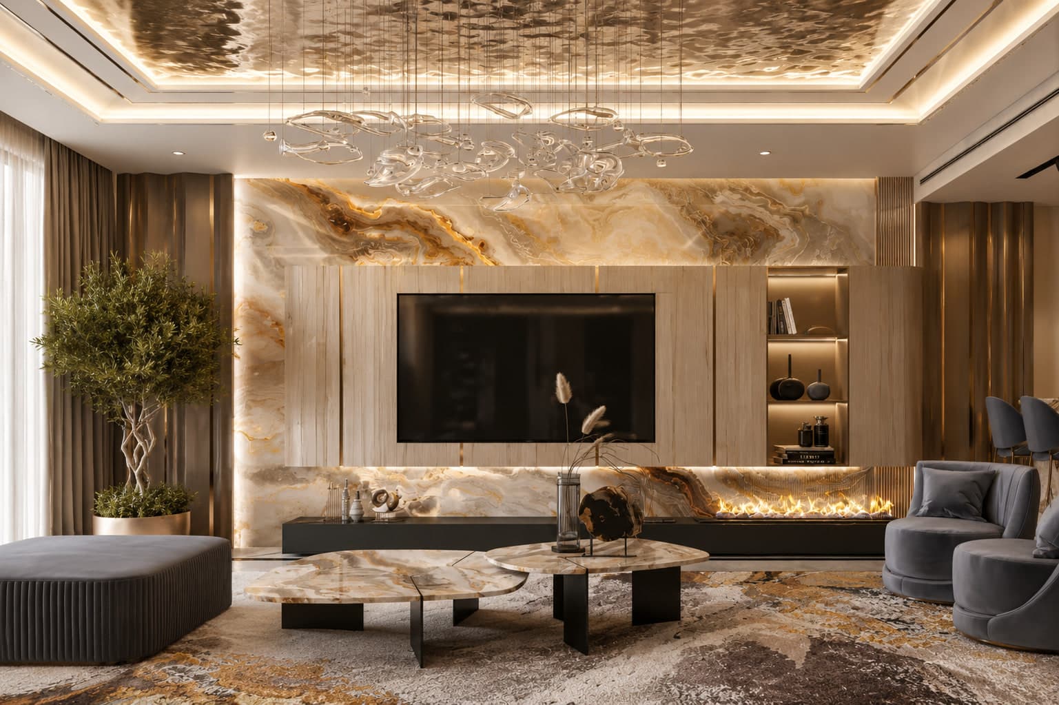 İncek Villa İç Mimarisi İç Mimarlık — Ankara iç mimari tasarım — görsel 4/27