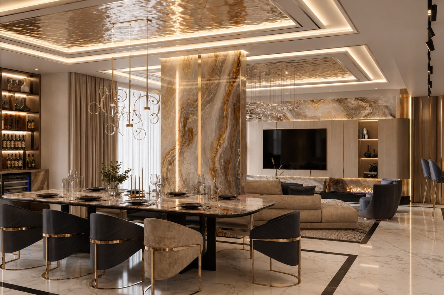 İncek Villa İç Mimarisi İç Mimarlık — Ankara iç mimari tasarım — görsel 6/27