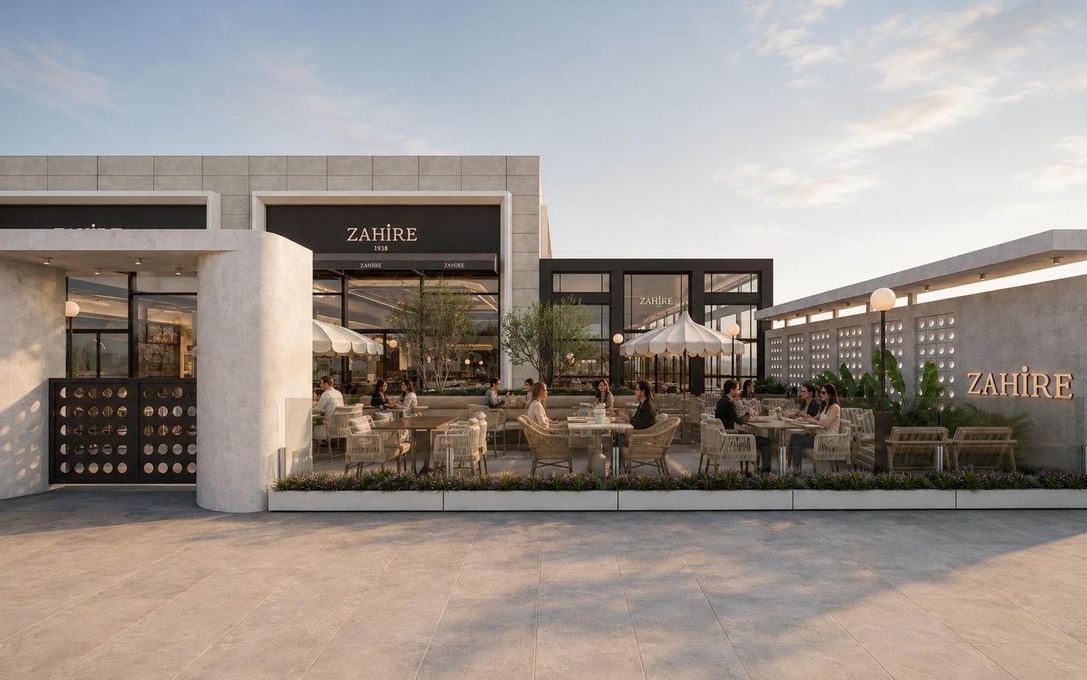 Zahire 1938 Rota Kafe Çayyolu İncek — pastane ve kafe cephe ile iç mimari tasarımı — görsel 2/25