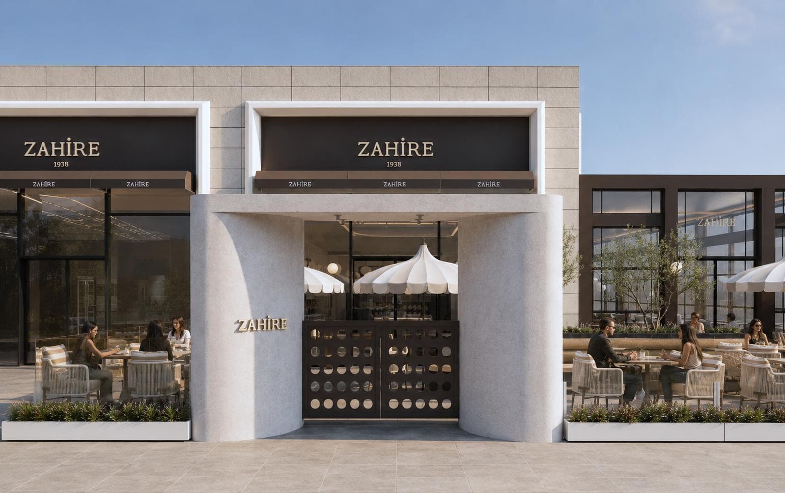 Zahire 1938 Rota Kafe Çayyolu İncek — pastane ve kafe cephe ile iç mimari tasarımı — görsel 3/25