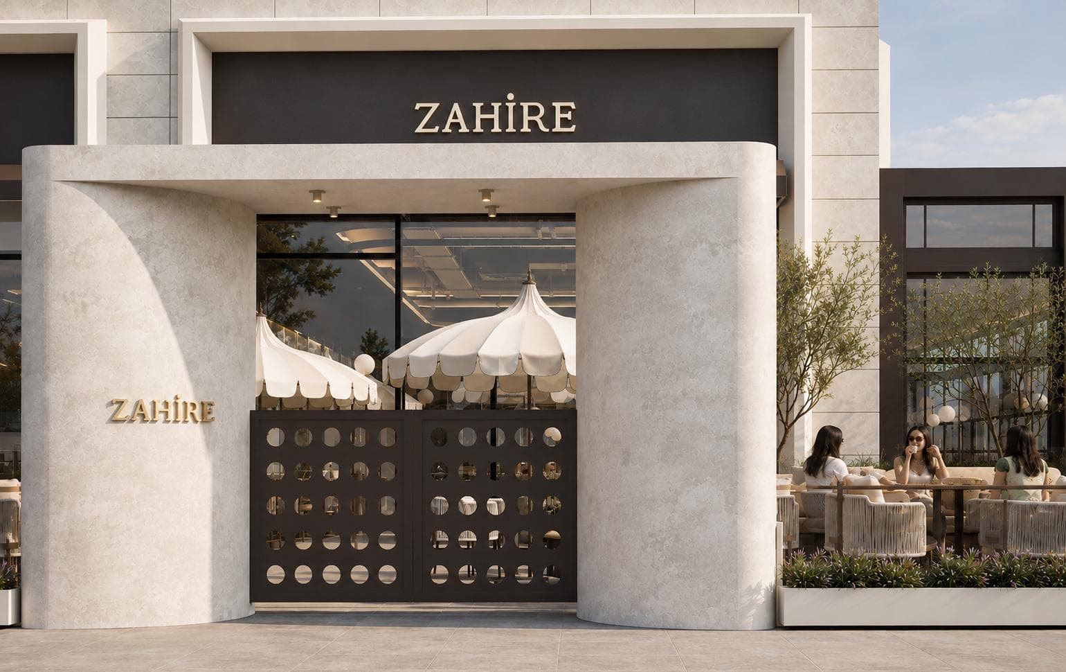 Zahire 1938 Rota Kafe Çayyolu İncek — pastane ve kafe cephe ile iç mimari tasarımı — görsel 4/25