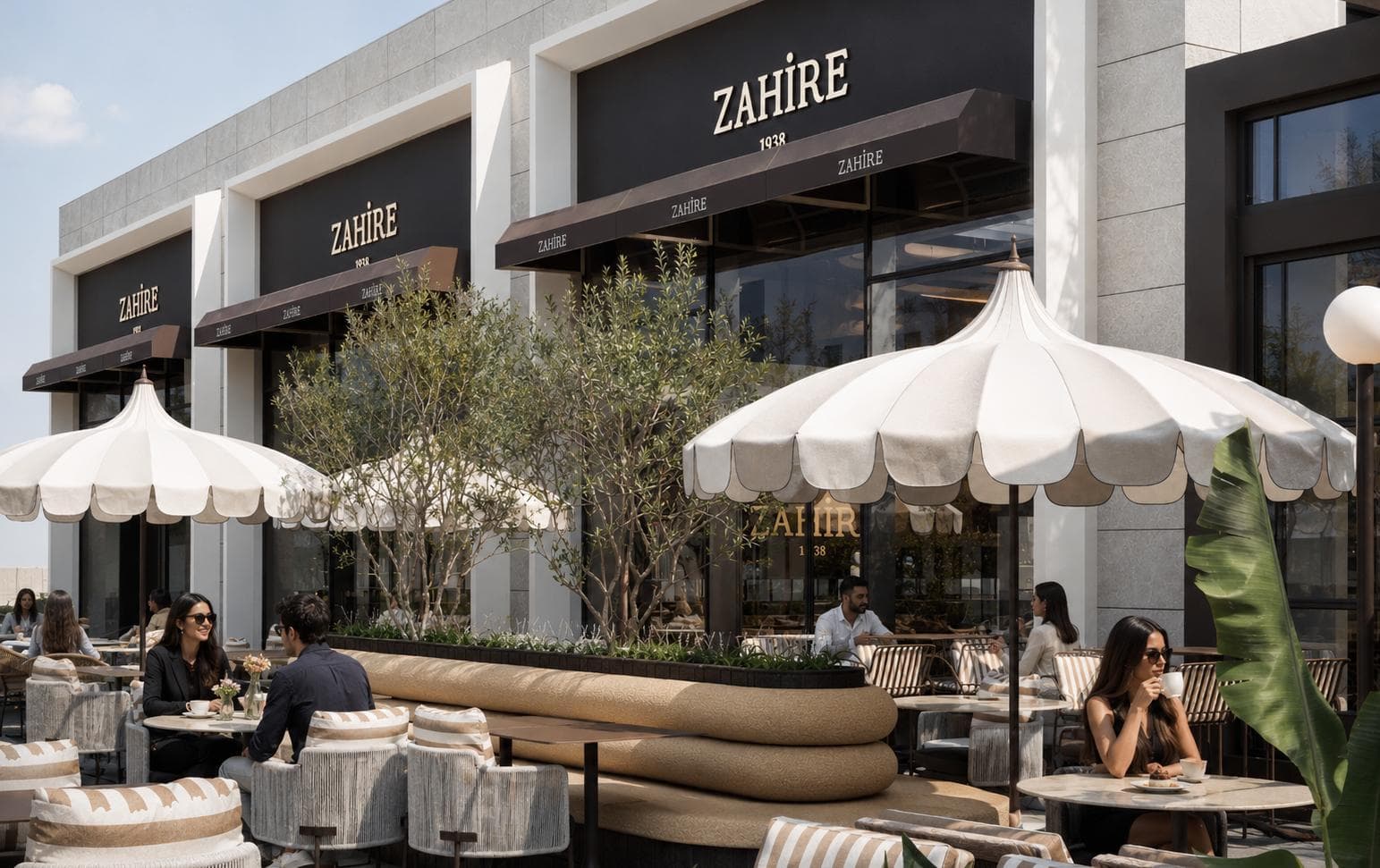 Zahire 1938 Rota Kafe Çayyolu İncek — pastane ve kafe cephe ile iç mimari tasarımı — görsel 8/25