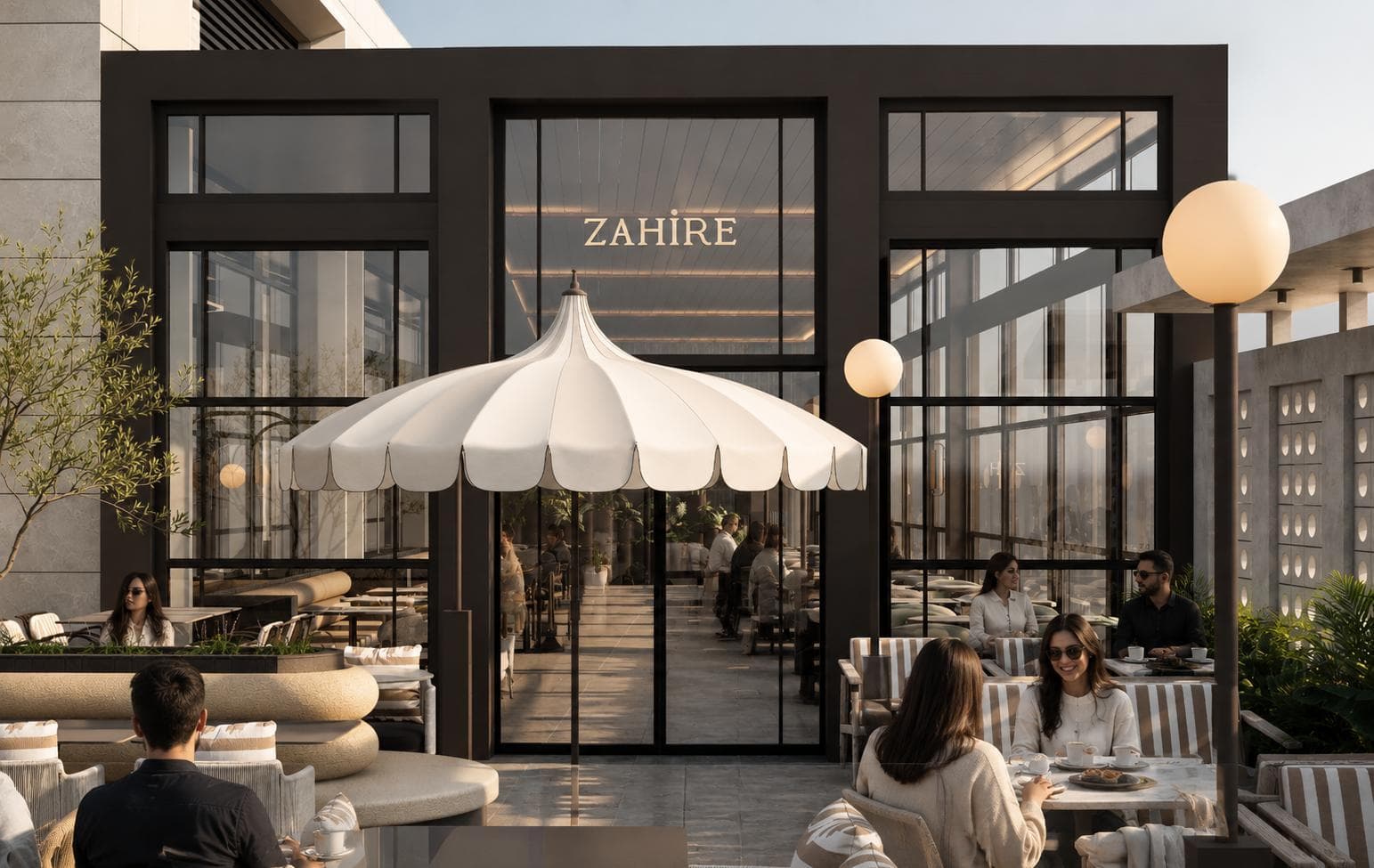 Zahire 1938 Rota Kafe Çayyolu İncek — pastane ve kafe cephe ile iç mimari tasarımı — görsel 11/25