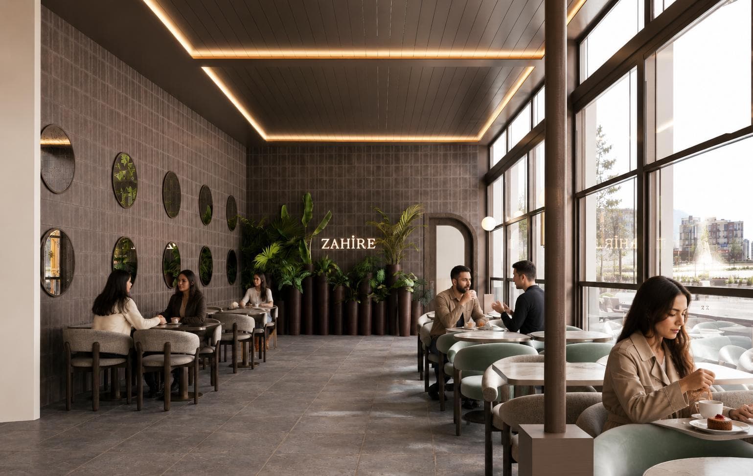 Zahire 1938 Rota Kafe Çayyolu İncek — pastane ve kafe cephe ile iç mimari tasarımı — görsel 24/25